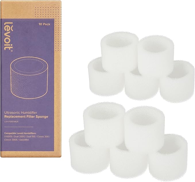LEVOIT OasisMist Smart Cool and Warm Mist Humidifiers & 10-Pack Top Fill
