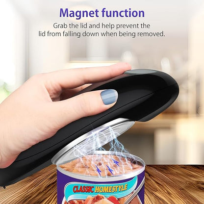 Electric Can Opener, Handheld One-touch Automatic Can opener, Smooth Edge