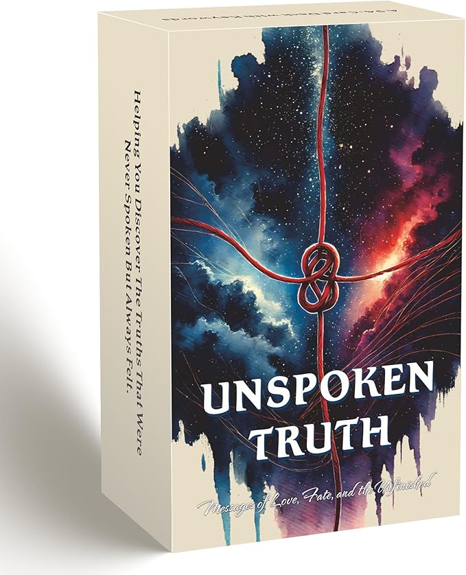 DPEHAKMK Unspoken Truth Oracle Deck, Oracle Cards for Beginners, 54 Card Deck Love Relationship and Shadow Work Oracle Cards for Love, Breakups, Inner Healing & Emotional Clarity