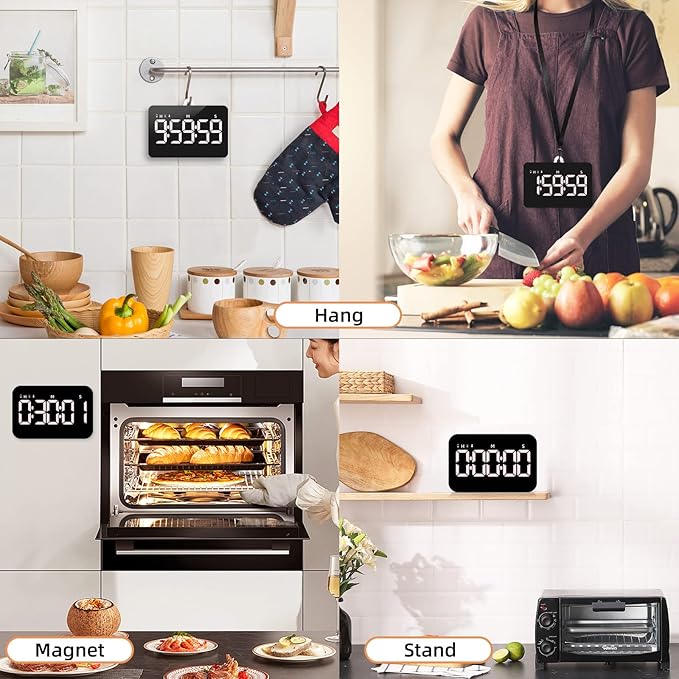Rechargeable Digital Kitchen Timer