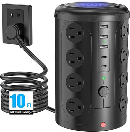 Power Strip Surge Protector Tower