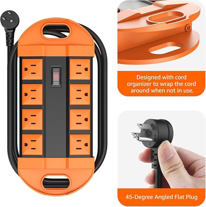 CCCEI Outdoor Power Strip Weatherproof