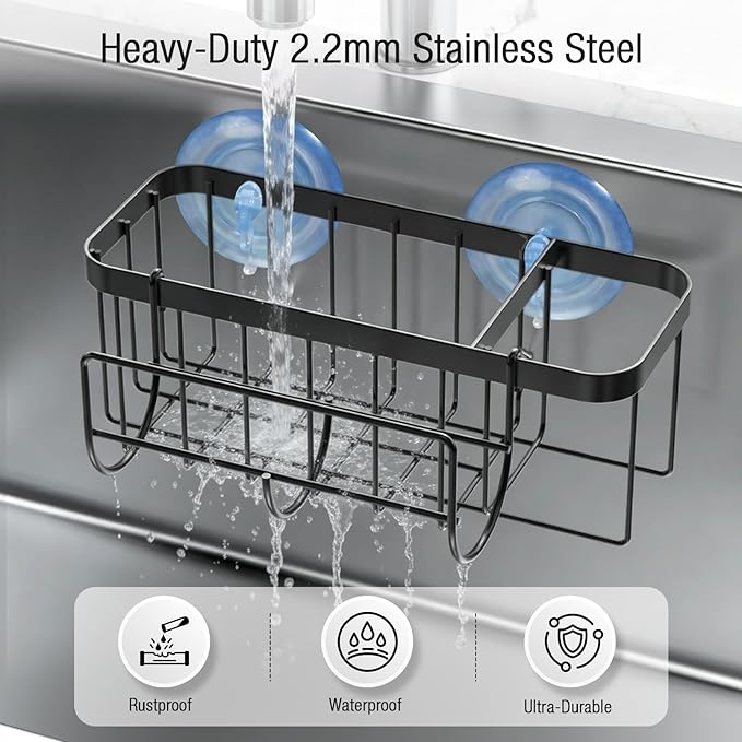 3-in-1 Kitchen Sink Caddy Organizer
