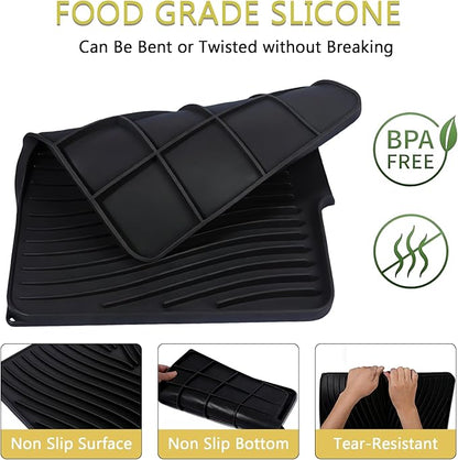 Silicone Drying Mat, Heat-Resistant, Eco-friendly, Hygienic Drying Pad