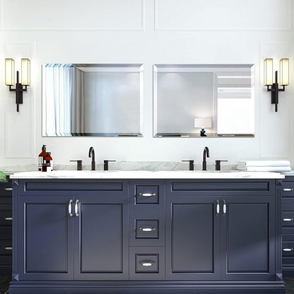 Mirrorons Beveled Mirror, Bathroom Mirrors