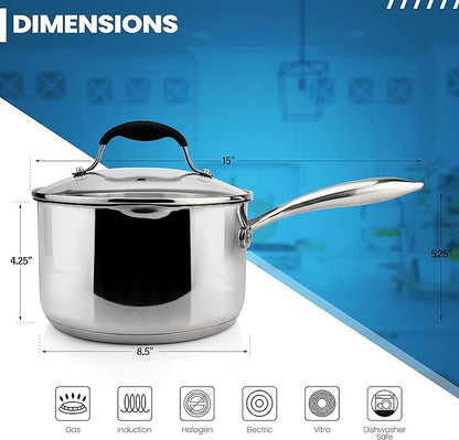 AVACRAFT Stainless Steel Saucepan
