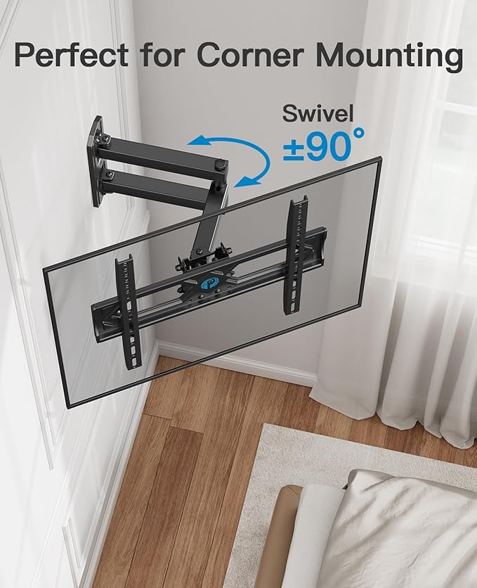 Pipishell Full Motion TV Wall Mount