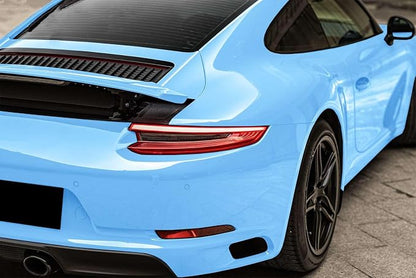 48"x60" (4FTx5FT) PPF Paint Protection Film Gloss Light Blue Self Healing Auto Bra Vinyl Wrap Invisible Scratches Shield Sheet DIY with Tool Kit