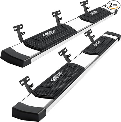 BINARY STAR 6 Inch Running Boards Compatible with 2009-2018 Dodge Ram 1500 Crew Cab(Incl. 2019-2024 Classic), 2010-2026 Ram 2500 3500, High Light Stainless Steel Step Bars Nerf Bars Steps.