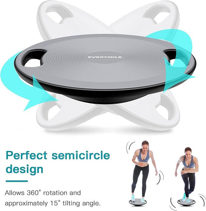 EVERYMILE Wobble Balance Board, Exercise Balance Stability Trainer Portable