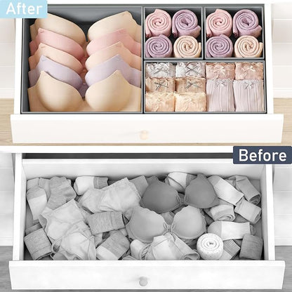 DIMJ Drawer Organizer Clothes