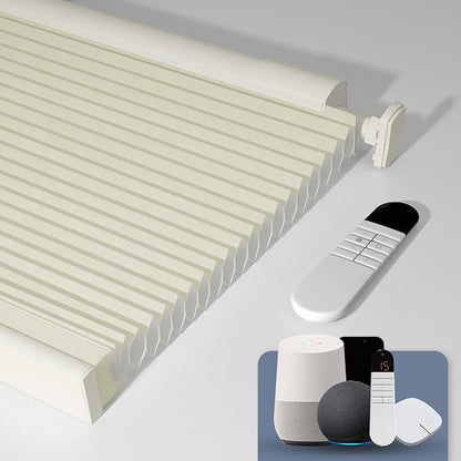 Boolegon No Drill Motorized Cellular Blinds