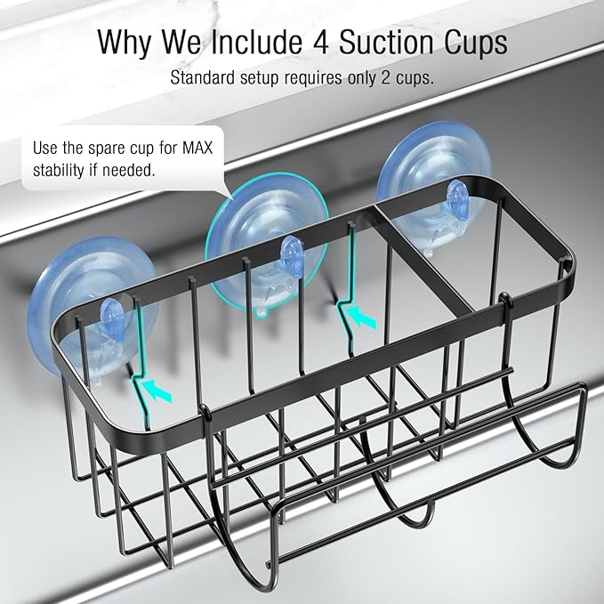 3-in-1 Kitchen Sink Caddy Organizer