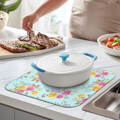 Dish Drying Mat Drainer Pads