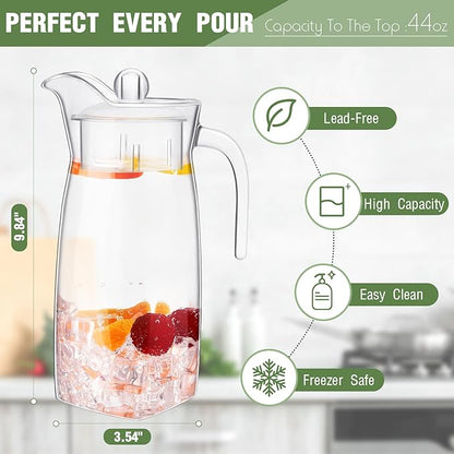 Didaey 4 Pcs Acrylic Water Pitcher