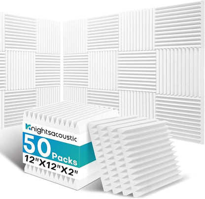 50 Pack Sound Proof Foam Panels