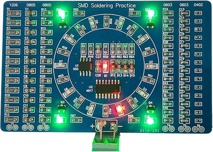 Gikfun Soldering Practice DIY Kit, SMD SMT Welding Practice Soldering Skill Training Board EK7026