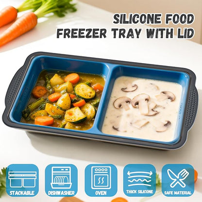 GORCI Silicone Soup Freezer Trays