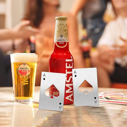 Ace Of Spades Bottle Opener Credit Card Size Pocker Cap Opener Portable