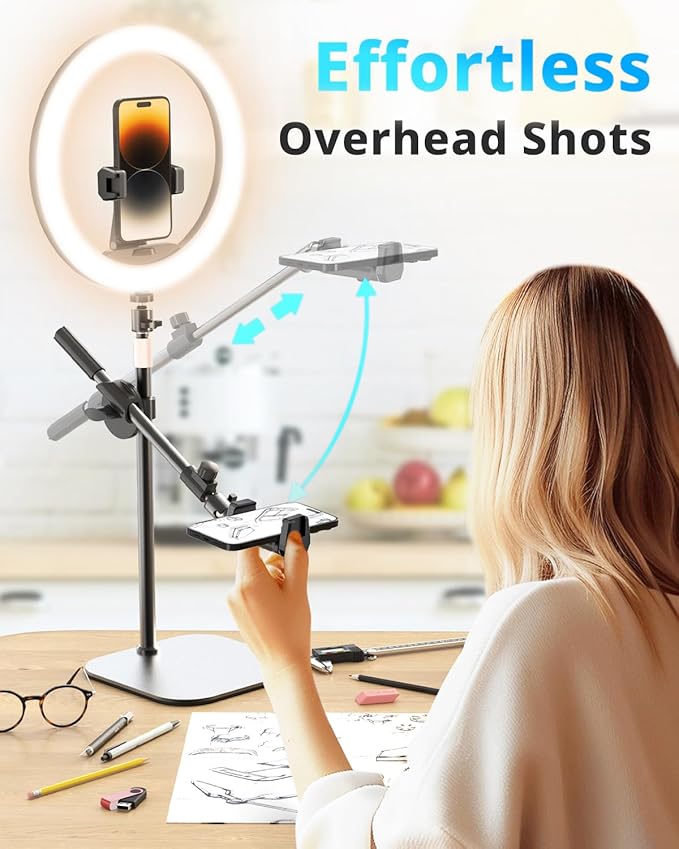 UBeesize 12" Desk Ring Light