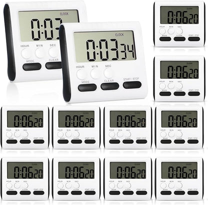 Mudder 12 Pack Digital Kitchen Timer