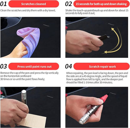 Carhoo C3N Storm Bay Compatible with BMW Touch Up Paint Pen, With Pen Tip & Fine Brush - 0.56 Fl Oz(16ml)