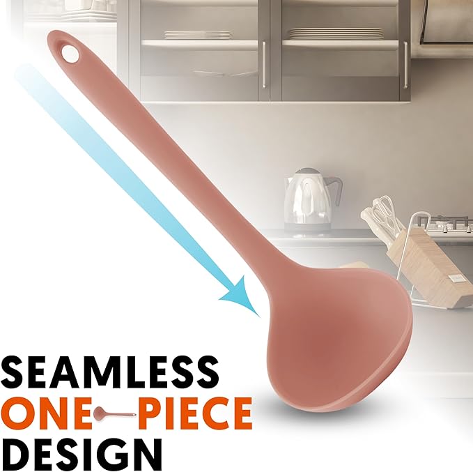 Platinum Silicone Cooking Ladle