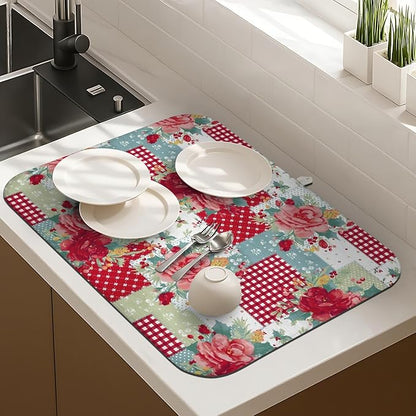 Dish Drying Mat Drainer Pads