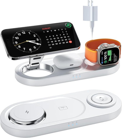Upgraded 3 in 1 Wireless Charging Station