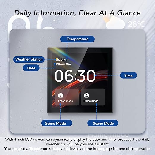 Smart Scene Wall Switch Panel 100 to 240V