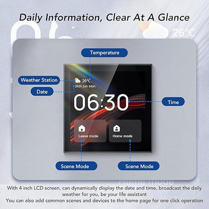 Smart Scene Wall Switch Panel 100 to 240V