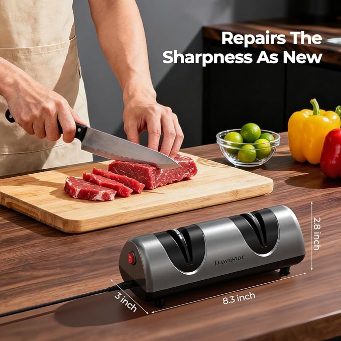 Electric Knife Sharpener, Professional Kitchen Knife Sharpener