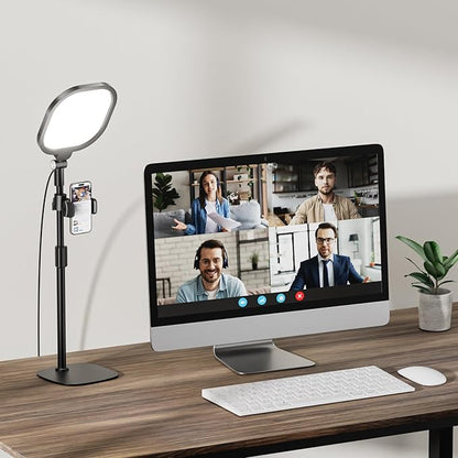 Zoom Lighting for Computer, Adjustable Desk Lighting for Video Calls, 30 Light