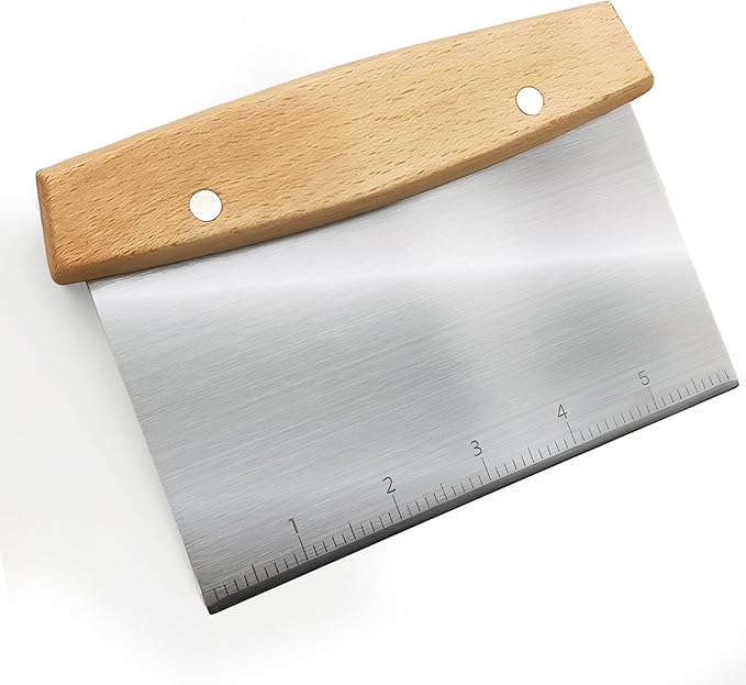 Multipurpose Bench Scraper, Dough Scraper and Dough Cutter