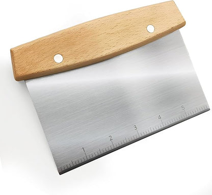 Multipurpose Bench Scraper, Dough Scraper and Dough Cutter