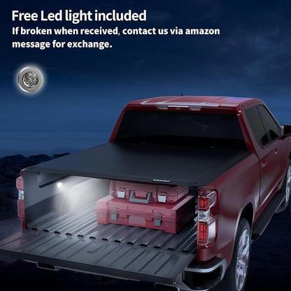 OEDRO Soft Tri-fold Truck Bed Tonneau Cover Compatible with 1999-2025 Ford F250 F350 F-250 F-350 Superduty 6.8 ft Bed