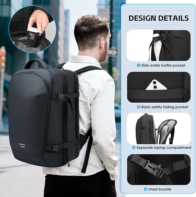 TANGCOLR Vacuum Travel Backpack