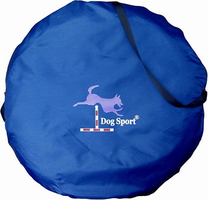 14' Dog Agility Tunnel with Stakes, Multiple Colors Available (Royal)
