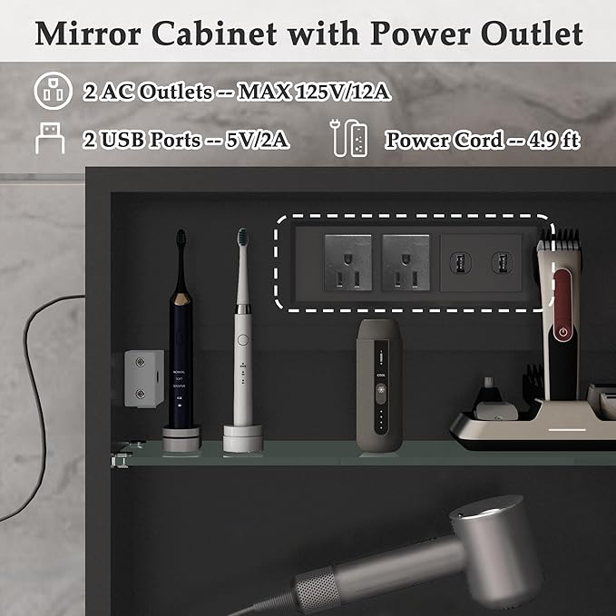 Gold Bathroom Medicine Cabinet