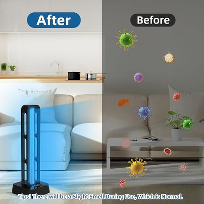 39W UV Light Sanitizer with Remote Control and 3 Timers – Ozone Free Home