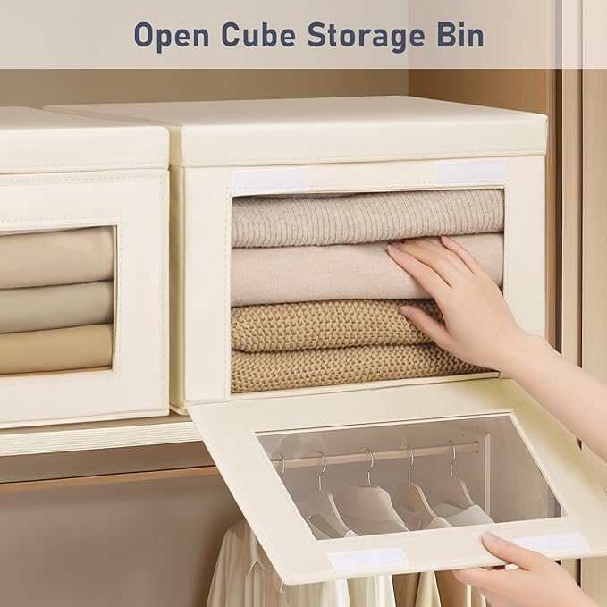 DIMJ Storage Bins with Lids