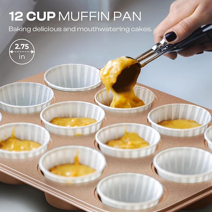 12-Piece Nonstick Bakeware Set