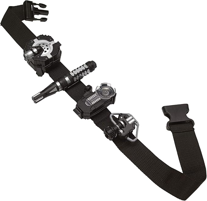 MUKIKIM SpyX/Micro Gear Set + Lazer Trap Alarm - 4 Must-Have Spy Tools Attached to an Adjustable Belt + Invisible LED Beam Barrier & Alarm! Jr Spy Fan Favorite & Perfect for Your Spy Gear Collection!