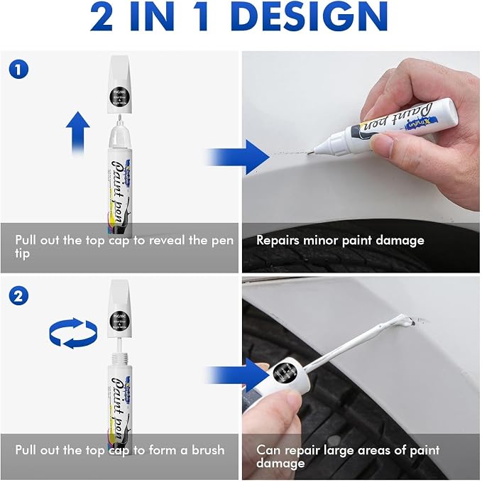 PBJ/MBJ Hydro Blue/Laser Blue Touch Up Paint Compatible with Dodge, DIY Car Paint Scratch Repair, Automotive Paints, Quick & Easy Fix Scratch Repair for 1500/2500/3500/4500/5500