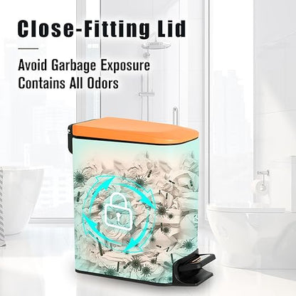 Cesun Small Bathroom Trash Can