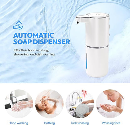 Automatic Soap Dispenser Touchless, Liquid Hand Soap Dispenser 12.8oz USB