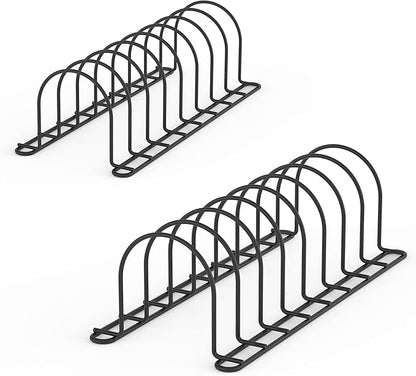 JAQ Pan Organizer Rack for Cabinet, Pot Lid Holder & Baking Sheet Organizer