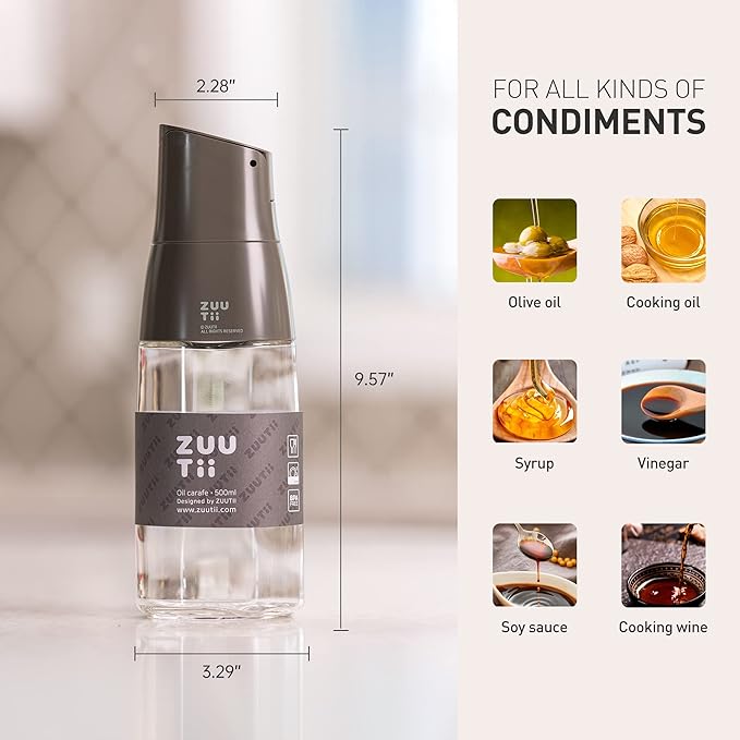 Zuutii Olive Oil Dispenser Bottle