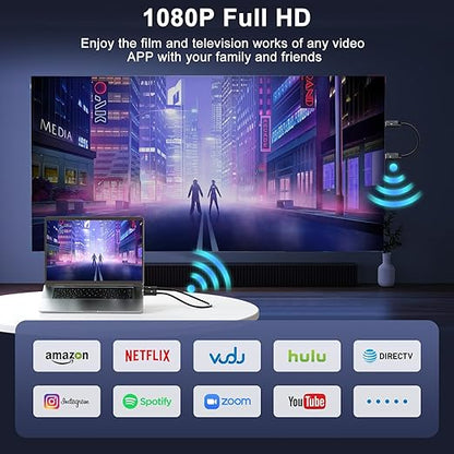 Anytrox Wireless HDMI Transmitter and Receiver 4K Decode 1080P Output, HDMI