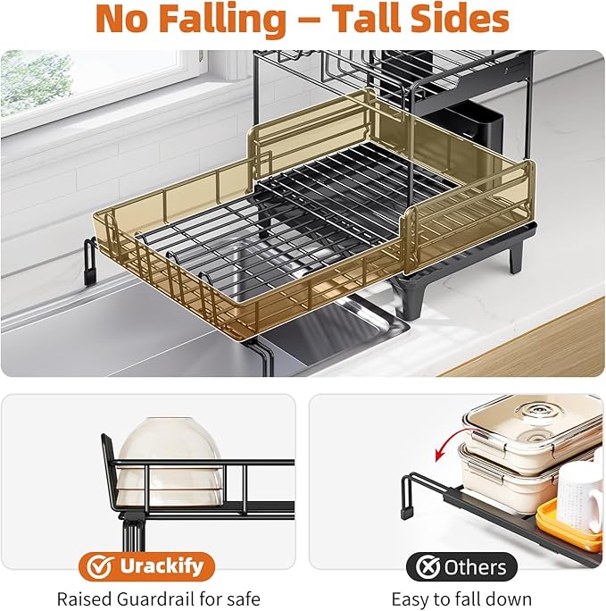 Urackify Dish Drying Rack